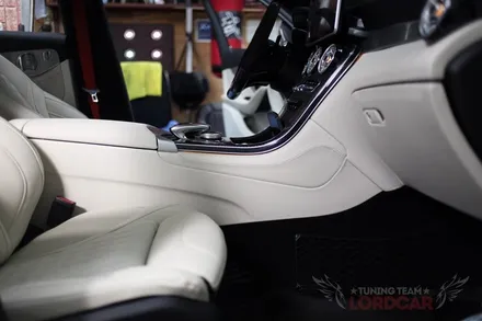 벤츠 glc 63amg 화이트 도색작업 및 트리밍으로 럭셔리카로 바꾸기! T라인, 1열백판,  도어트림 / 서울 중랑