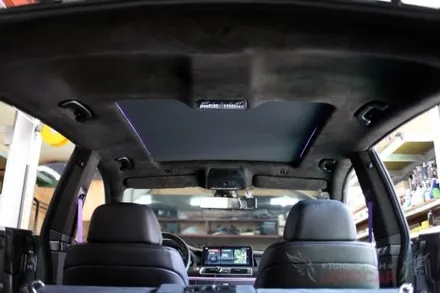 천장,필러 스웨이드 트리밍 및 도색! 고질병 썬블라인드 교체까지! BMW 5GT 시공 입니다. / 서울 중랑
