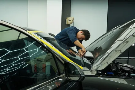 울산 윈드쉴드 제네시스 GV70 앞유리 보호필름 / 울산 북구