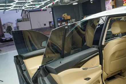 울산 썬팅 재시공 BMW 5GT 매력적인 반사 필름으로 / 울산 북구