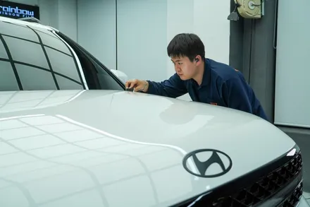 울산 싼타페MX5 유리막코팅까지 알찬 신차패키지 작업 / 울산 북구