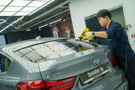 울산 썬팅 재시공 BMW 5GT 매력적인 반사 필름으로 / 울산 북구