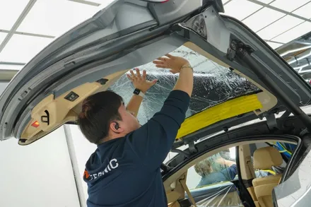 울산 썬팅 재시공 BMW 5GT 매력적인 반사 필름으로 / 울산 북구