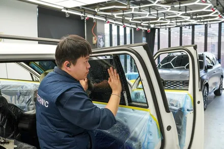 울산 싼타페MX5 유리막코팅까지 알찬 신차패키지 작업 / 울산 북구