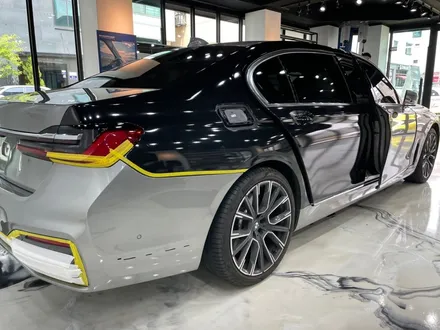 BMW730LD 전체랩핑/3M블랙메탈릭/하남랩핑/텐토르하남점 / 하남 망월동