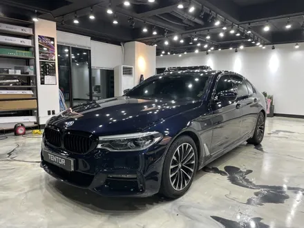 BMW520i 부분랩핑/텐토르하남점/전면그릴랩핑/윈도우라인랩핑/하남랩핑/BMW랩핑 / 하남 망월동