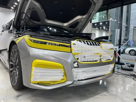BMW730LD 전체랩핑/3M블랙메탈릭/하남랩핑/텐토르하남점 / 하남 망월동