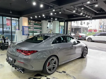 벤츠반사필름 썬팅/벤츠 amg cla 45s 썬팅/블락포디 스카이블루/ 텐토르하남점 / 하남 망월동