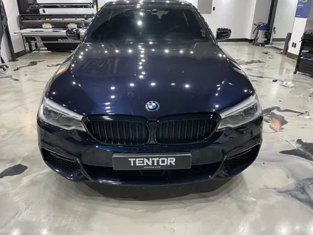 BMW520i 부분랩핑/텐토르하남점/전면그릴랩핑/윈도우라인랩핑/하남랩핑/BMW랩핑 / 하남 망월동