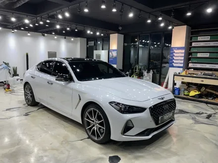 제네시스G70랩핑제거/텐토르하남점/랩핑제거 / 하남 망월동