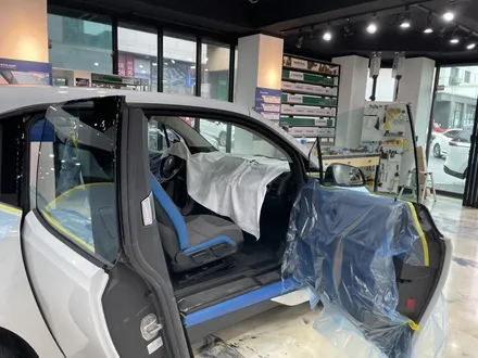 bmwi3 썬팅/하버캠프세라믹본드/하버캠프 미사망월점/실내랩핑/리얼우드/텐토르하남점 / 하남 망월동