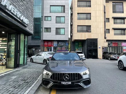 벤츠반사필름 썬팅/벤츠 amg cla 45s 썬팅/블락포디 스카이블루/ 텐토르하남점 / 하남 망월동