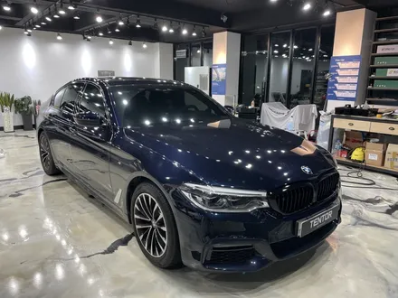 BMW520i 부분랩핑/텐토르하남점/전면그릴랩핑/윈도우라인랩핑/하남랩핑/BMW랩핑 / 하남 망월동