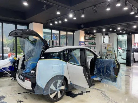 bmwi3 썬팅/하버캠프세라믹본드/하버캠프 미사망월점/실내랩핑/리얼우드/텐토르하남점 / 하남 망월동