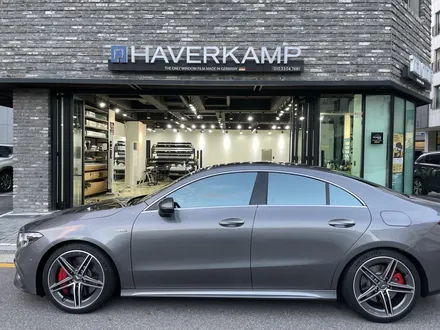 벤츠반사필름 썬팅/벤츠 amg cla 45s 썬팅/블락포디 스카이블루/ 텐토르하남점 / 하남 망월동