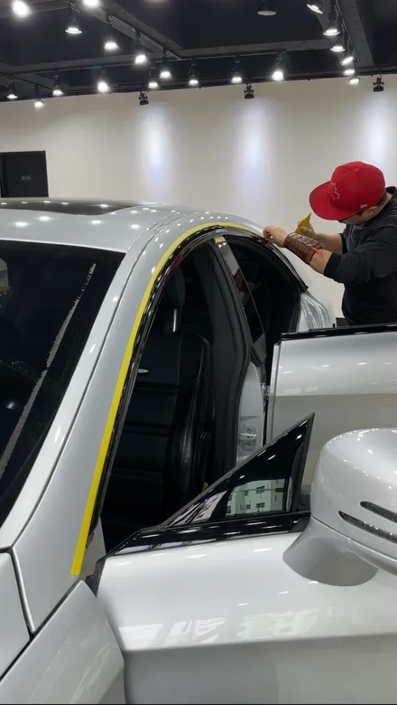벤츠 AMG CLS63 신차 크롬죽이기/전면그릴, 레터링 엠블럼/카이로스하남점 텐토르하남점 / 하남 망월동