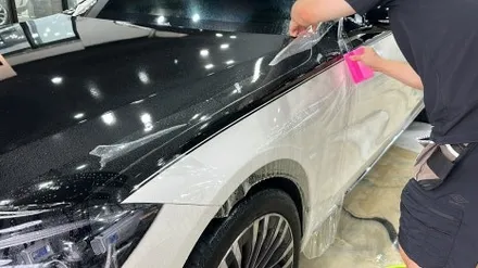 벤츠S클래스를 마이바흐로! 듀오톤(투톤)랩핑으로 가능해진다. / 하남 망월동