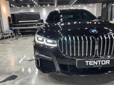BMW730LD 전체랩핑/3M블랙메탈릭/하남랩핑/텐토르하남점 / 하남 망월동