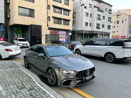벤츠반사필름 썬팅/벤츠 amg cla 45s 썬팅/블락포디 스카이블루/ 텐토르하남점 / 하남 망월동