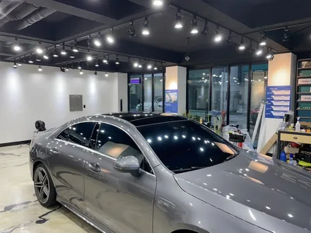 벤츠반사필름 썬팅/벤츠 amg cla 45s 썬팅/블락포디 스카이블루/ 텐토르하남점 / 하남 망월동