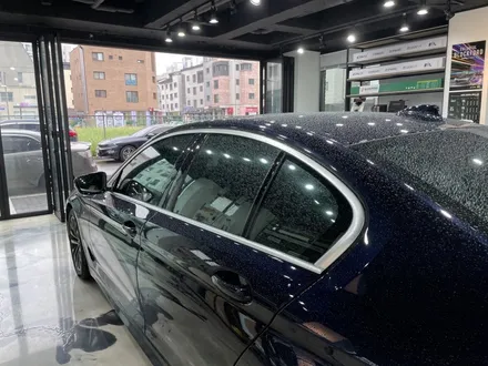 BMW520i 부분랩핑/텐토르하남점/전면그릴랩핑/윈도우라인랩핑/하남랩핑/BMW랩핑 / 하남 망월동