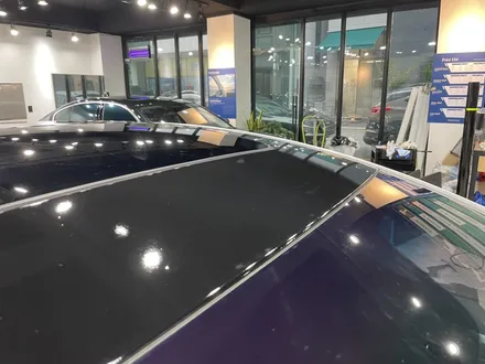 루프스킨재시공/갈라진 루프스킨 재시공/아반떼MD루프스킨/부분랩핑/텐토르하남점/하남랩핑 / 하남 망월동