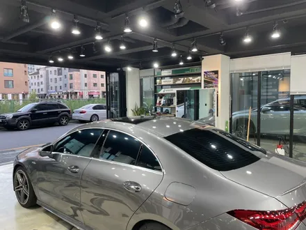벤츠반사필름 썬팅/벤츠 amg cla 45s 썬팅/블락포디 스카이블루/ 텐토르하남점 / 하남 망월동