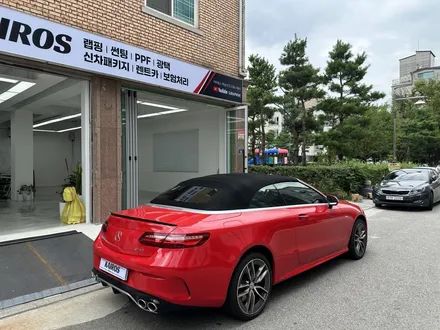벤츠 AMG E53 까브리올레 전체랩핑, 랩핑제거까지 카이로스 하남본점에서! / 하남 망월동