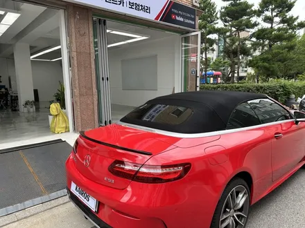 벤츠 AMG E53 까브리올레 전체랩핑, 랩핑제거까지 카이로스 하남본점에서! / 하남 망월동