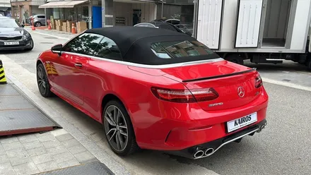 벤츠 AMG E53 까브리올레 전체랩핑, 랩핑제거까지 카이로스 하남본점에서! / 하남 망월동