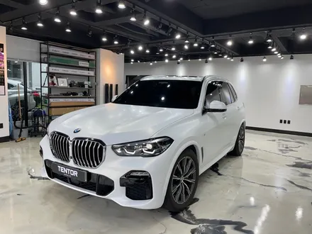 BMW X5 30d M SPORTS전체랩핑/BMW랩핑/BMW전체랩핑/텐토르하남점/하남랩핑/3m사틴프로즌바닐라/bmw x5 30d m / 하남 망월동