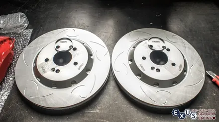 SM7 4p 브레이크 튜닝 / 브렘보 cts-v 4p 380mm 일반로터 조합 / 가성비 좋은 4p 브레이크 - 성남 분당 용인 브레이크 튜닝샵 익서스팩토리 / 용인 처인구