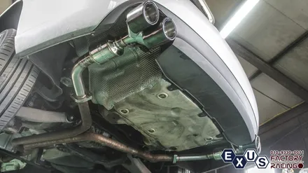 아우디 A6 3.0 TDI 콰트로 퍼포먼스 듀얼배기 / JSR 원형듀얼 블랙크롬팁 - 성남 분당 용인 배기튜닝샵 익서스팩토리 / 용인 처인구