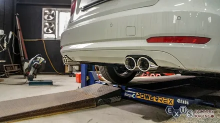 BMW 3GT 구조변경 필요없는 순정형 듀얼배기 / 실버크롬 듀얼팁 - 성남 분당 용인 배기 튜닝샵 익서스팩토리 / 용인 처인구