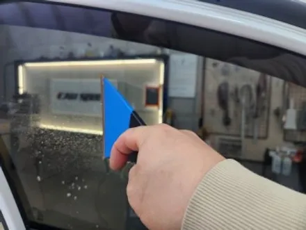 [제주 한보자동차용품] 올뉴투싼 썬팅 재시공 파인뷰 블랙박스 시공 / 제주도 제주시