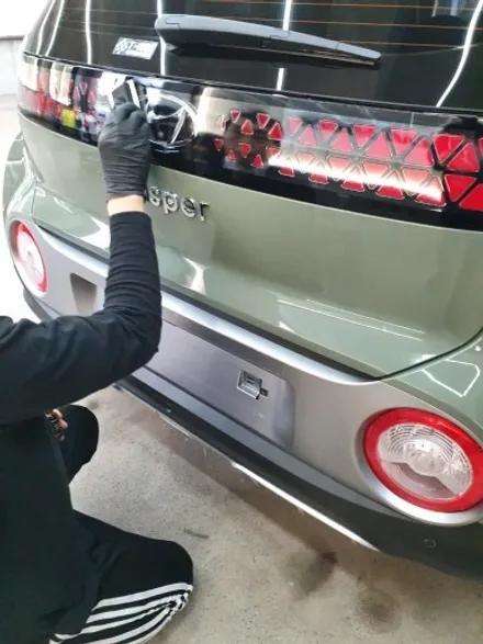 [제주 한보자동차용품] 캐스퍼 티나인 썬팅 / 블랙박스 / PPF / 유리막 코팅 시공 / 제주도 제주시