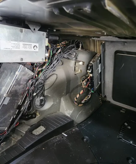 BMW7시리즈 E66 올드카 크레파스 냄새 제거 방법은? / 부산 강서