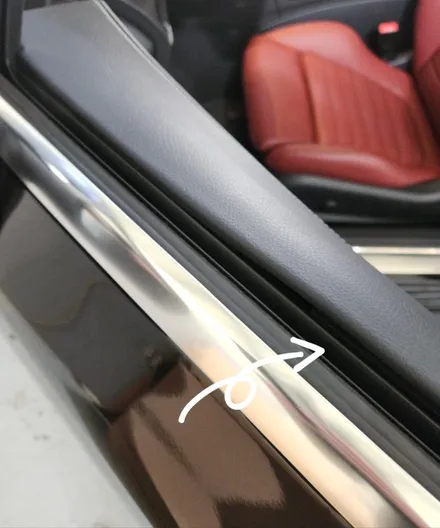 벤츠C클래스 AMG 도어, 휀더 방음. / 부산 강서