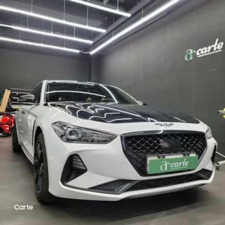 제네시스 G70 핑크색랩핑 높은퀄리티와 섬세한 시공기! / 김포시 마산동