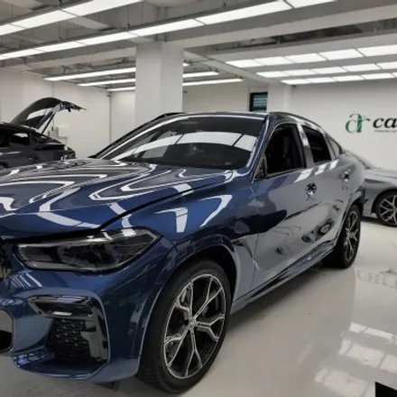 BMW X6 고광택 블루 + 포인트 랩핑 + 라이트톤다운PPF 완벽히 시공하기! / 김포시 마산동