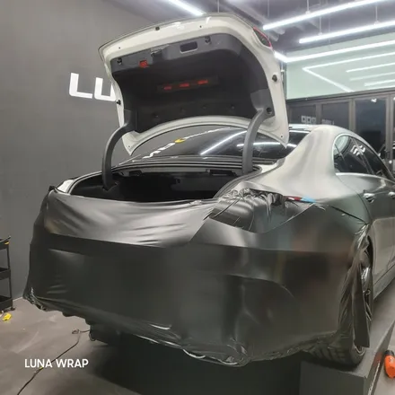 블랙포스 야수느낌으로 벤츠 CLA45 S AMG 랩핑하기 / 김포시 마산동