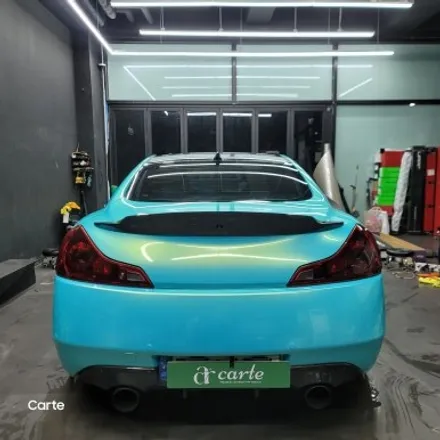 인피니티 G37쿠페 시원한색상으로 완벽한 핏팅으로 라이트PPF와 전체랩핑하기! / 김포시 마산동