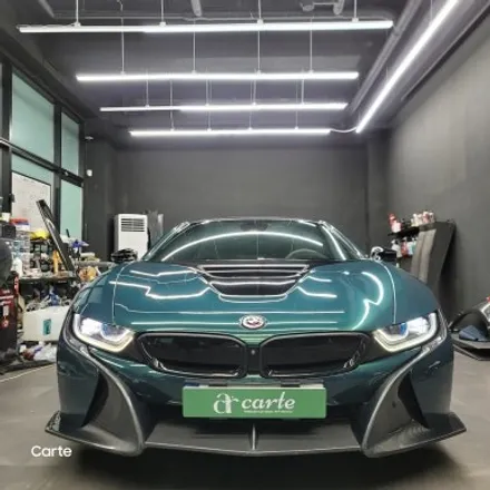 BMW I8 타이니봇 고광택 메탈린 로얄 그린 전체랩핑 시공! / 김포시 마산동