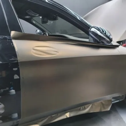 벤츠 W222 S63 AMG 무광 다크골드 전체랩핑 + 전체크롬죽이기 / 김포시 마산동