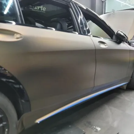 벤츠 W222 S63 AMG 무광 다크골드 전체랩핑 + 전체크롬죽이기 / 김포시 마산동