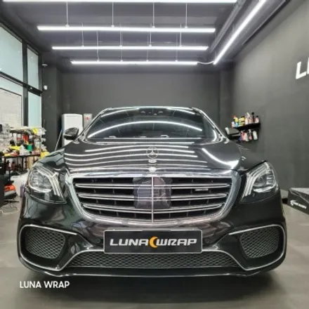 W222 S클래스 평범한 은색 차량도 루나랩의 손길을 거치면?? 김포랩핑은 루나랩으로! / 김포 김포한강7로