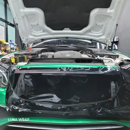 W212 E 클래스 전체랩핑 주문하신 초록색 나왔습니다~ / 김포시 마산동