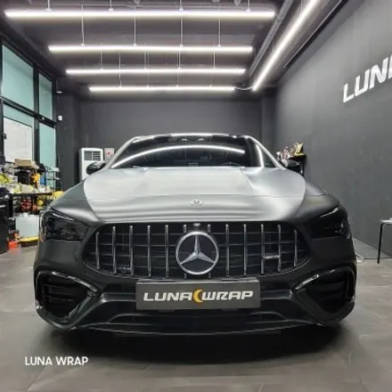 블랙포스 야수느낌으로 벤츠 CLA45 S AMG 랩핑하기 / 김포시 마산동