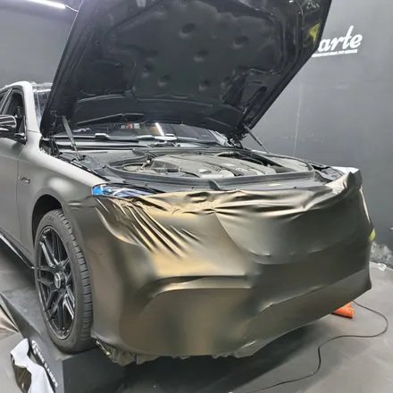 벤츠 W222 S63 AMG 무광 다크골드 전체랩핑 + 전체크롬죽이기 / 김포시 마산동