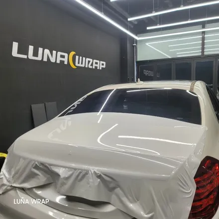 김포 루나랩 벤츠 W222 S63 AMG 비닐 프로그 다이아몬드 화이트 전체 랩핑, 크롬 딜리트 시공기 / 김포 김포한강7로